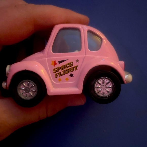 Vintage Volkswagen Bug Space Flight Metal Toy Car - Picture 1 of 2